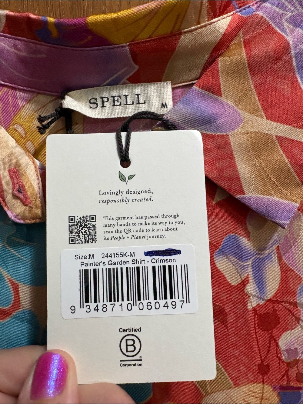 Spell Painter’s Garden Shirt - Picture 5 of 6
